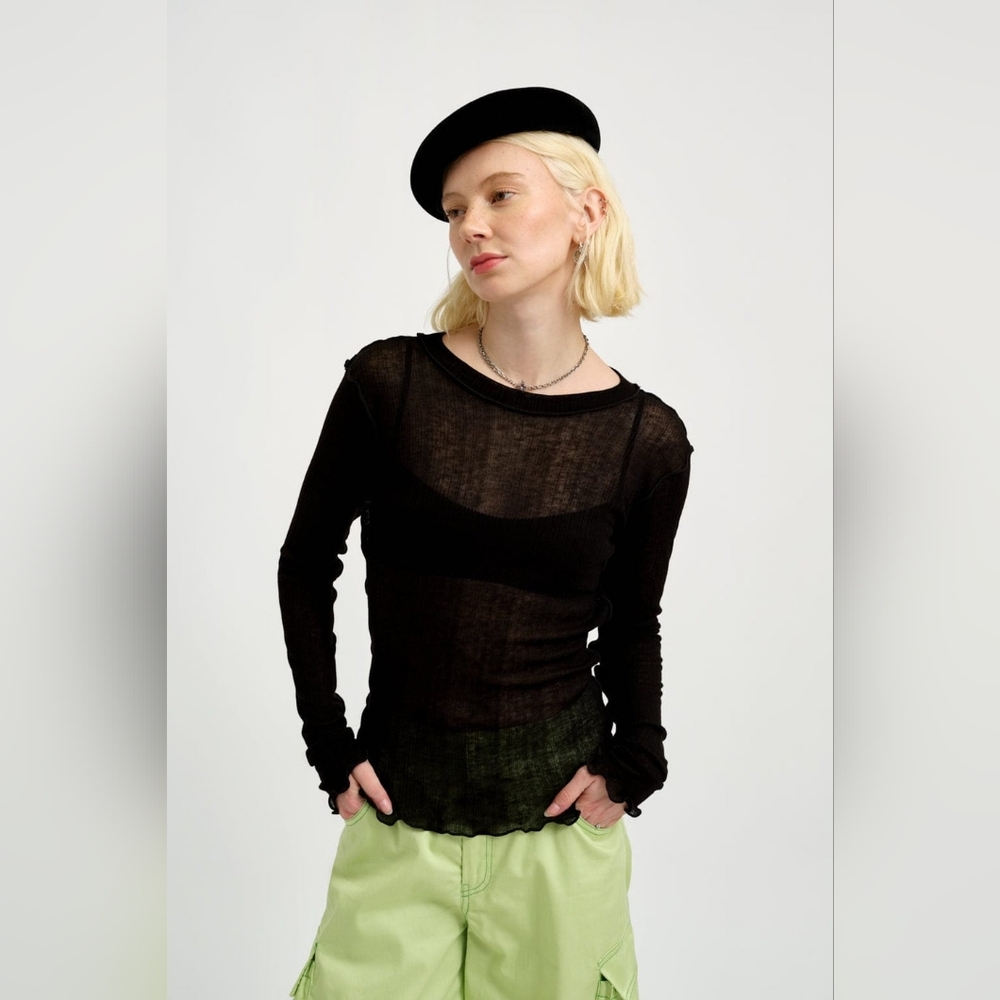 Eliza Faulkner LONGSLEEVE RIB TEE